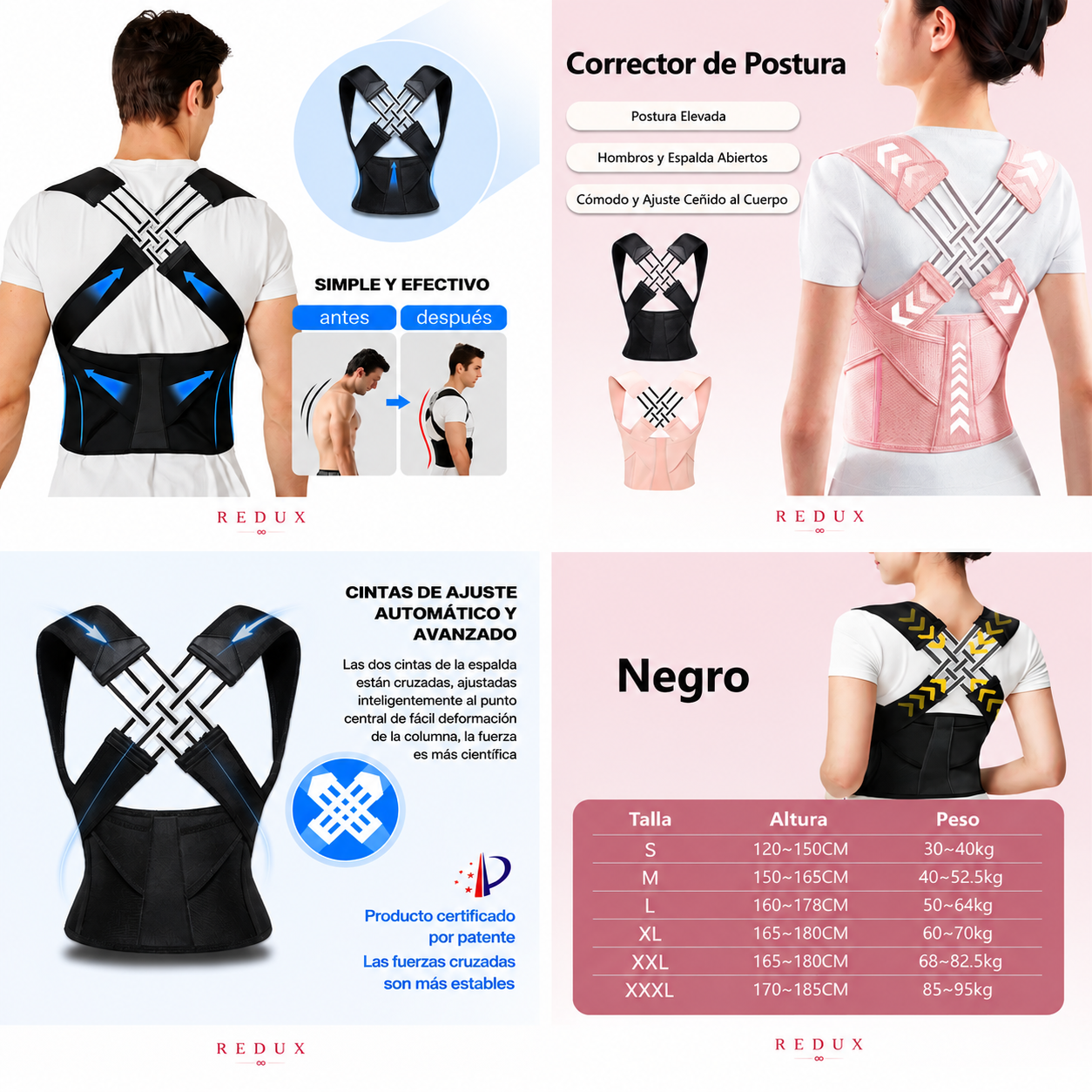 Corrector de Postura Premium – Cinturón Lumbar Ajustable Unisex