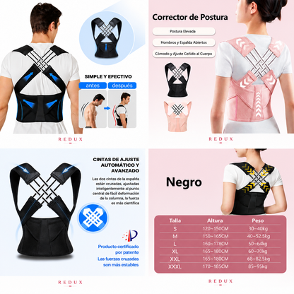 Corrector de Postura Premium – Cinturón Lumbar Ajustable Unisex