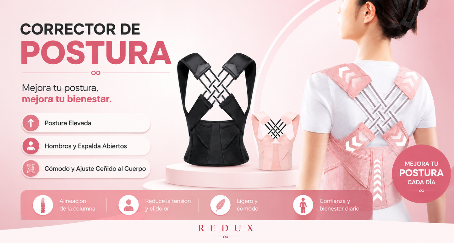 Corrector de Postura Premium – Cinturón Lumbar Ajustable Unisex
