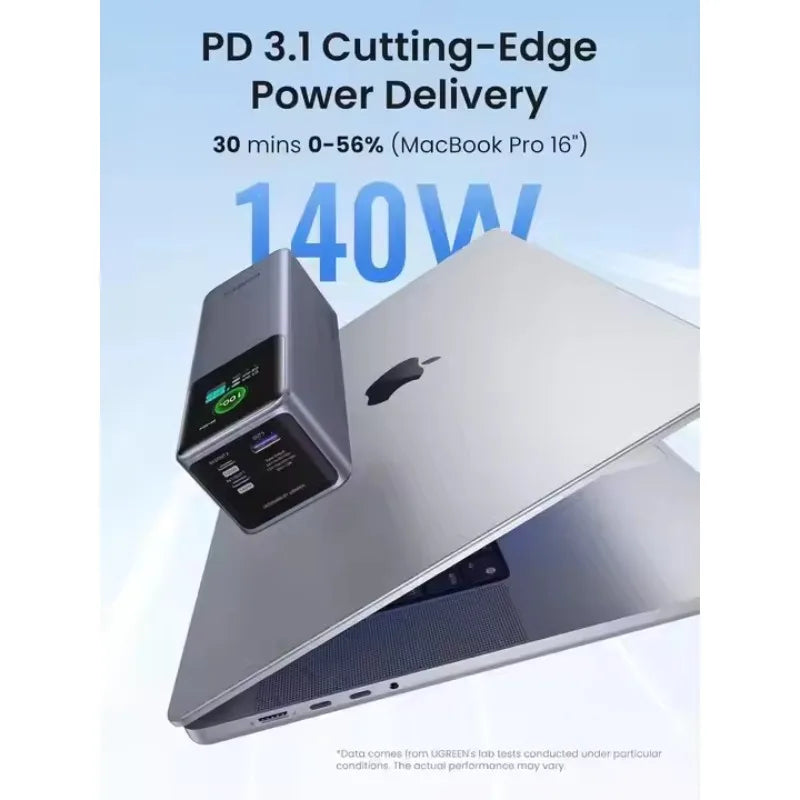 unique UGREEN Nexode Power Bank 25000mAh 200W Laptop Portable Charger PD 3.1 Fast Charging 90Wh 3-Port Battery Pack with Smart D